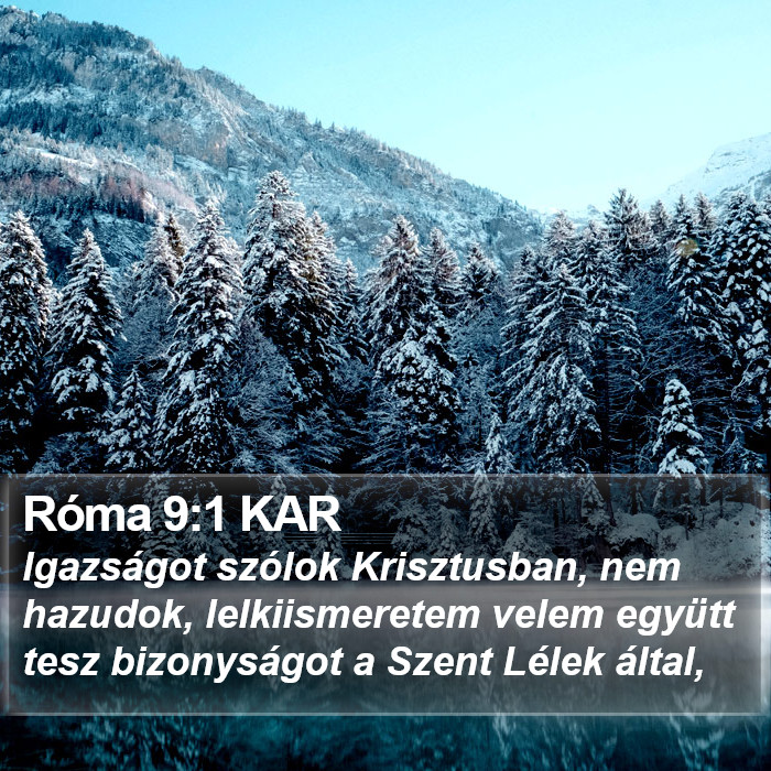 Róma 9:1 KAR Bible Study