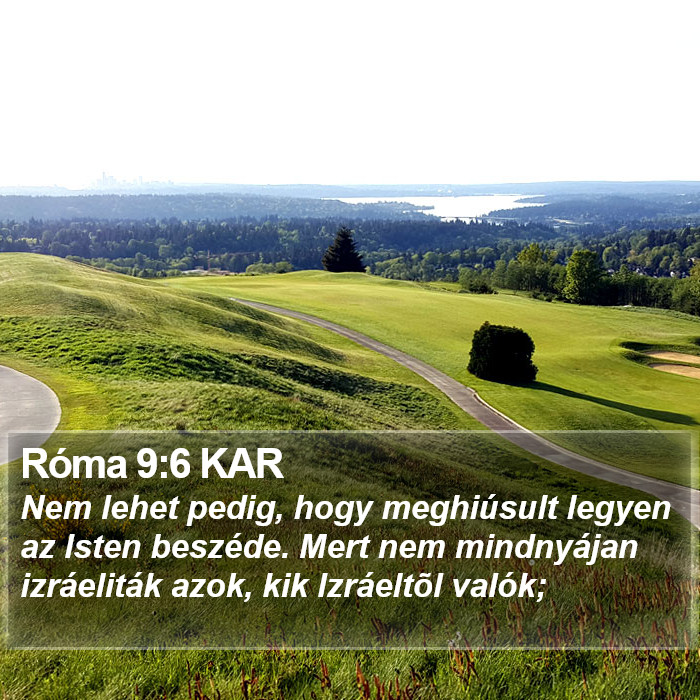 Róma 9:6 KAR Bible Study