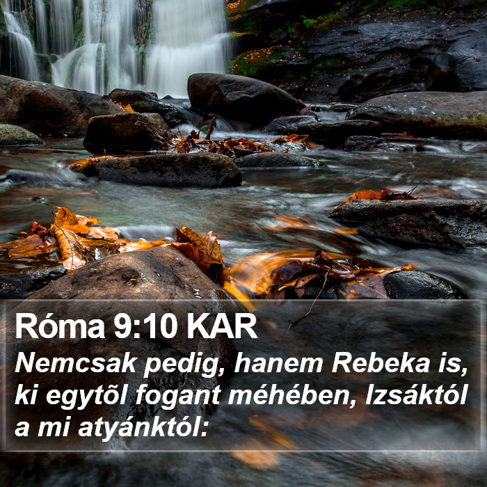 Róma 9:10 KAR Bible Study