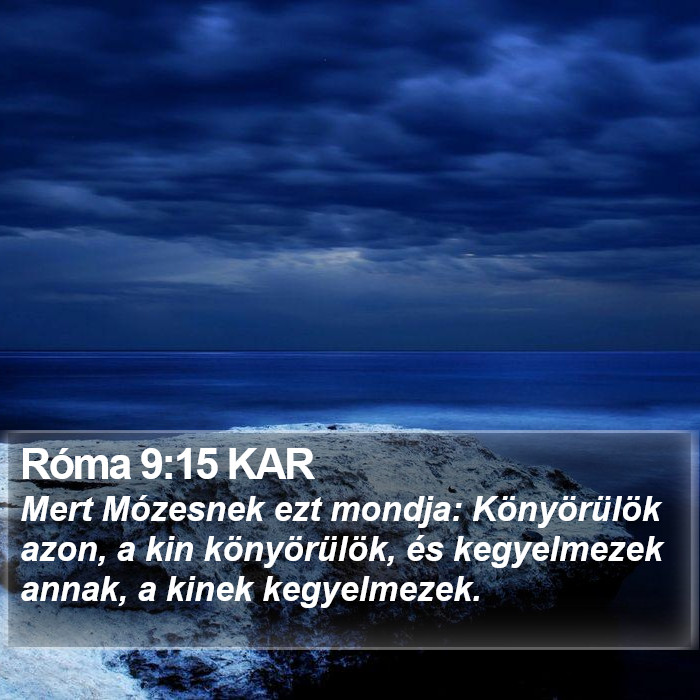 Róma 9:15 KAR Bible Study