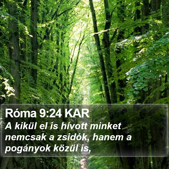 Róma 9:24 KAR Bible Study