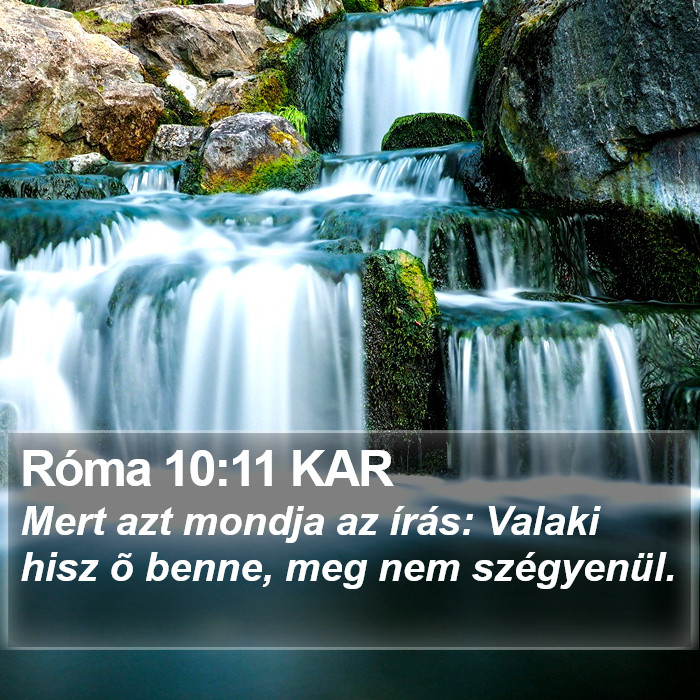 Róma 10:11 KAR Bible Study