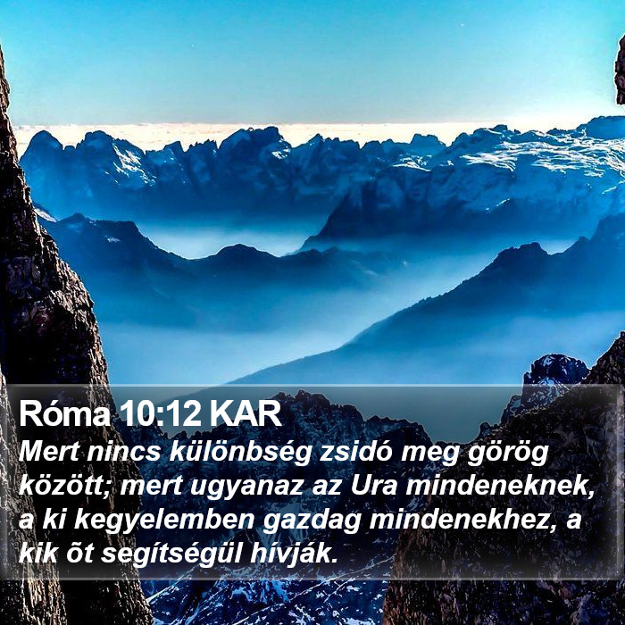 Róma 10:12 KAR Bible Study