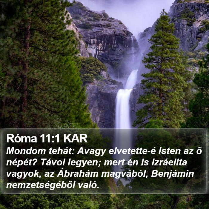 Róma 11:1 KAR Bible Study