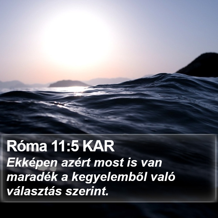 Róma 11:5 KAR Bible Study