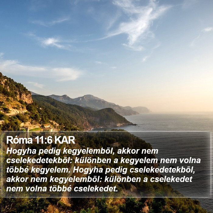 Róma 11:6 KAR Bible Study