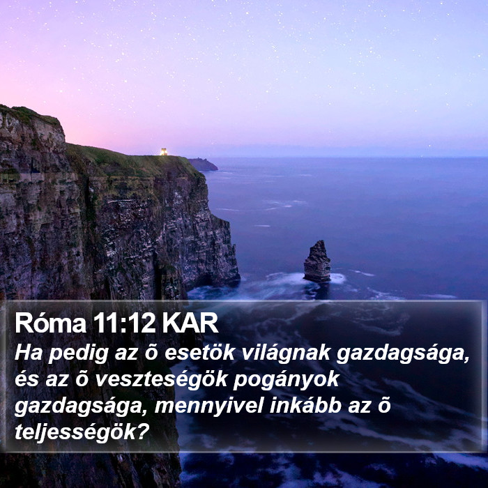 Róma 11:12 KAR Bible Study