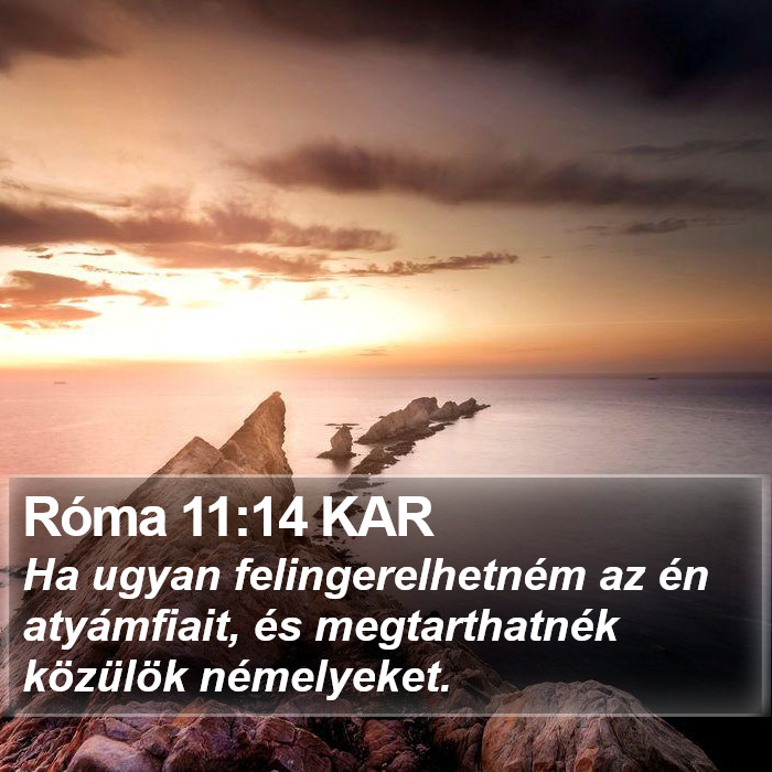 Róma 11:14 KAR Bible Study