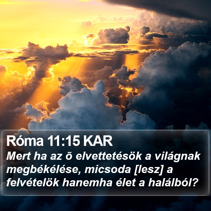 Róma 11:15 KAR Bible Study