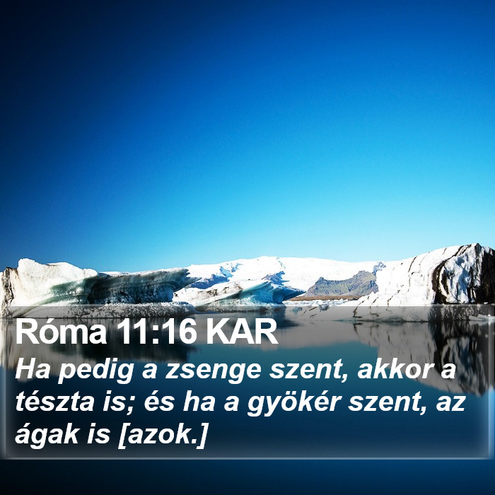 Róma 11:16 KAR Bible Study