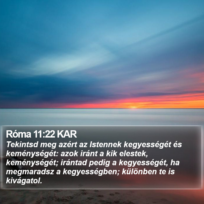 Róma 11:22 KAR Bible Study