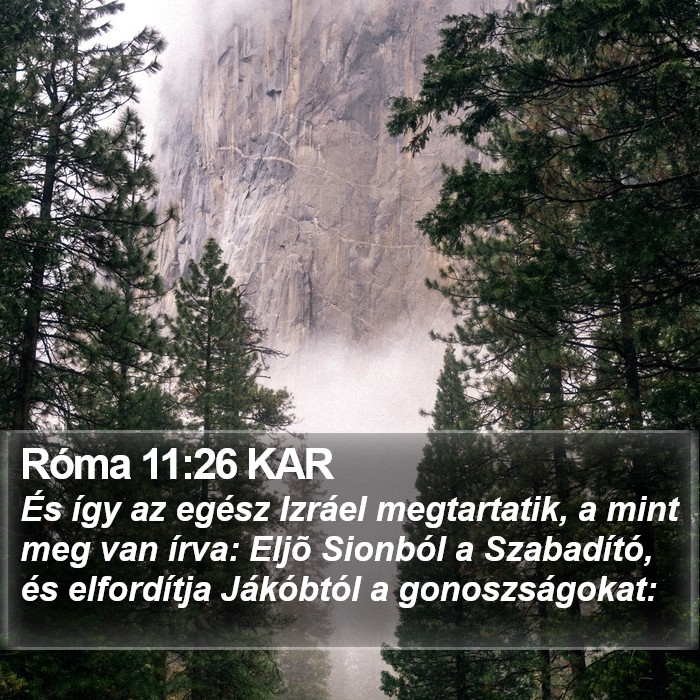 Róma 11:26 KAR Bible Study