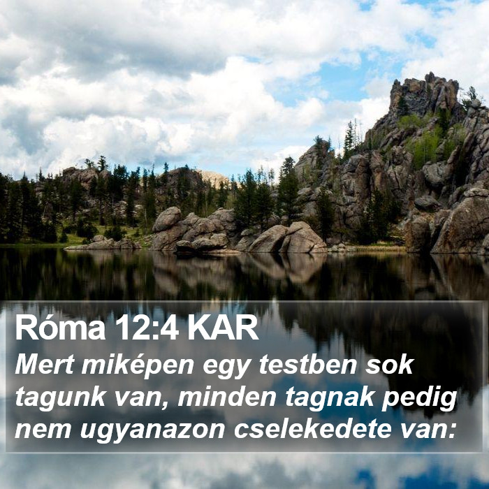 Róma 12:4 KAR Bible Study