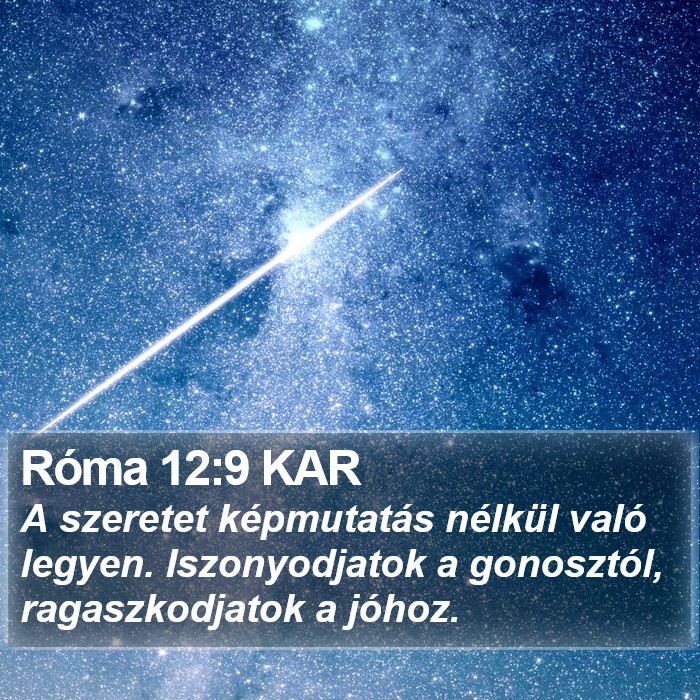 Róma 12:9 KAR Bible Study