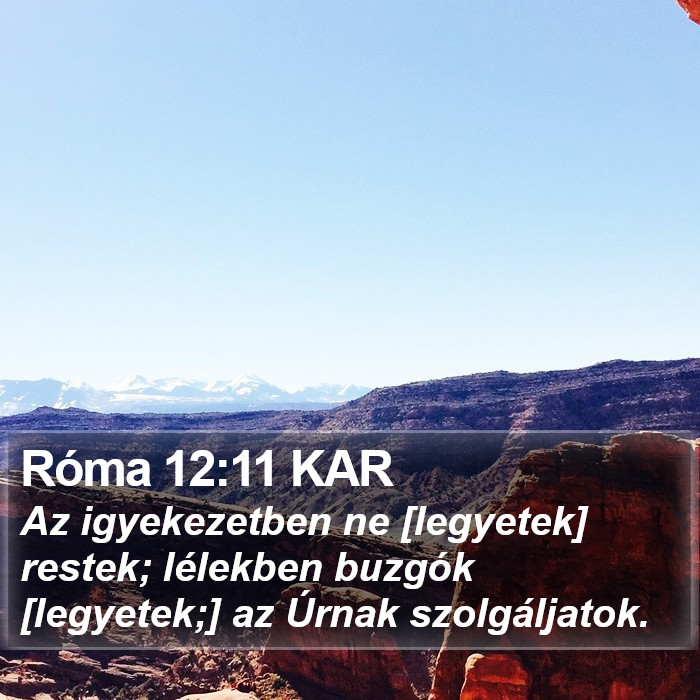 Róma 12:11 KAR Bible Study