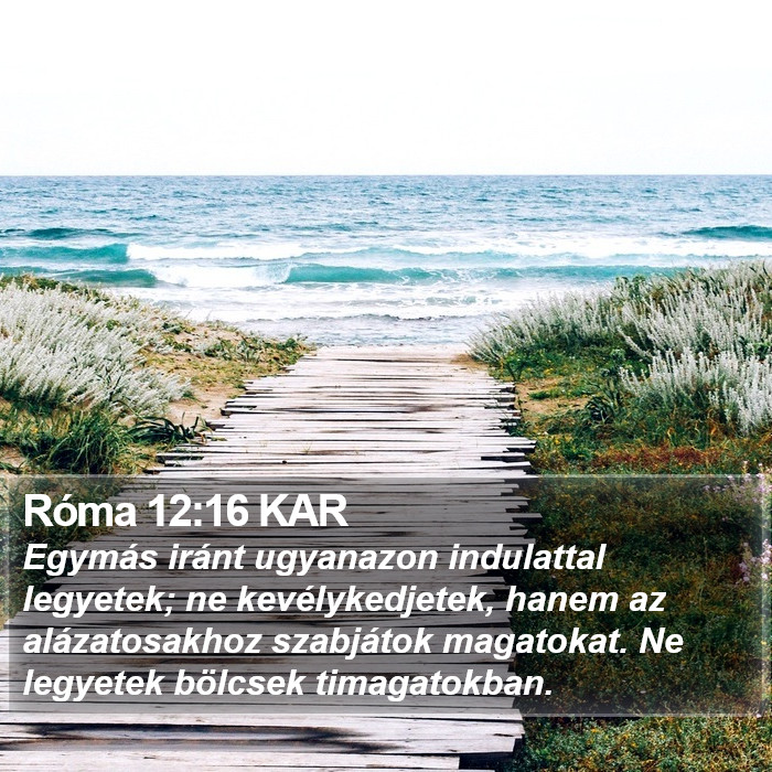 Róma 12:16 KAR Bible Study