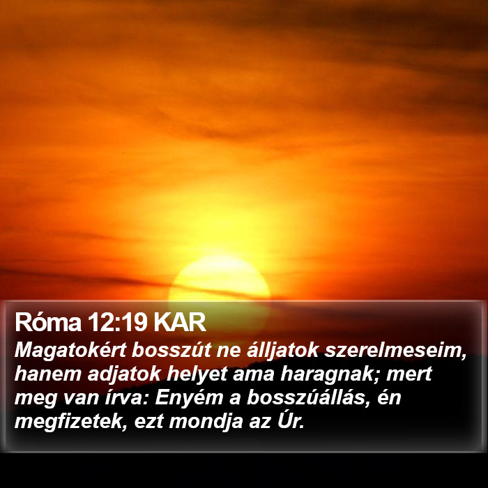 Róma 12:19 KAR Bible Study