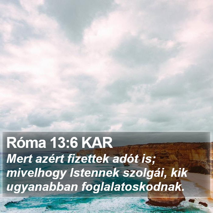 Róma 13:6 KAR Bible Study