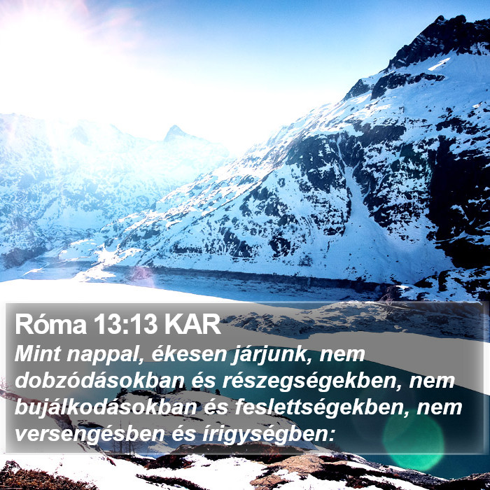 Róma 13:13 KAR Bible Study