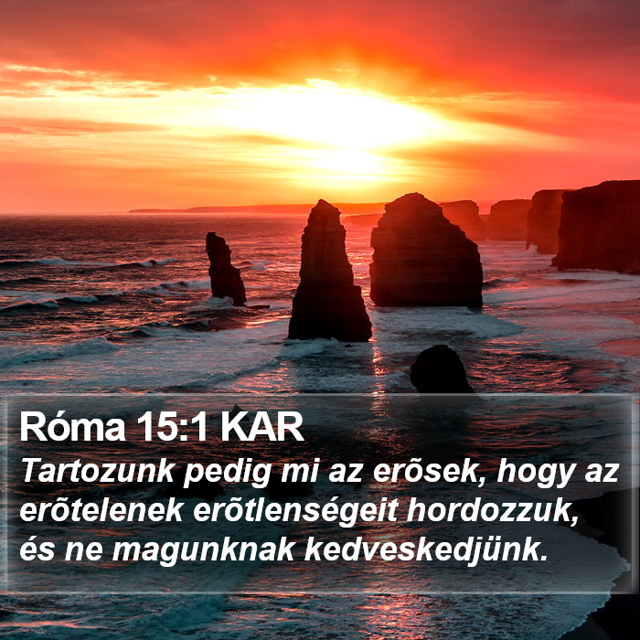 Róma 15:1 KAR Bible Study