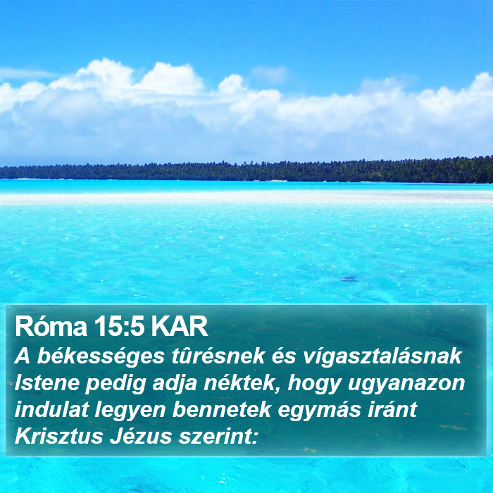 Róma 15:5 KAR Bible Study