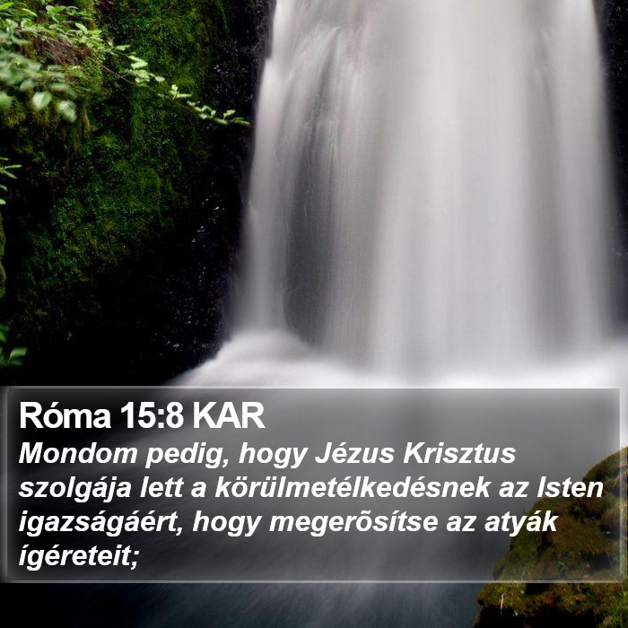 Róma 15:8 KAR Bible Study