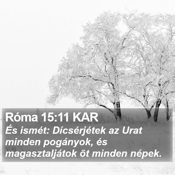 Róma 15:11 KAR Bible Study