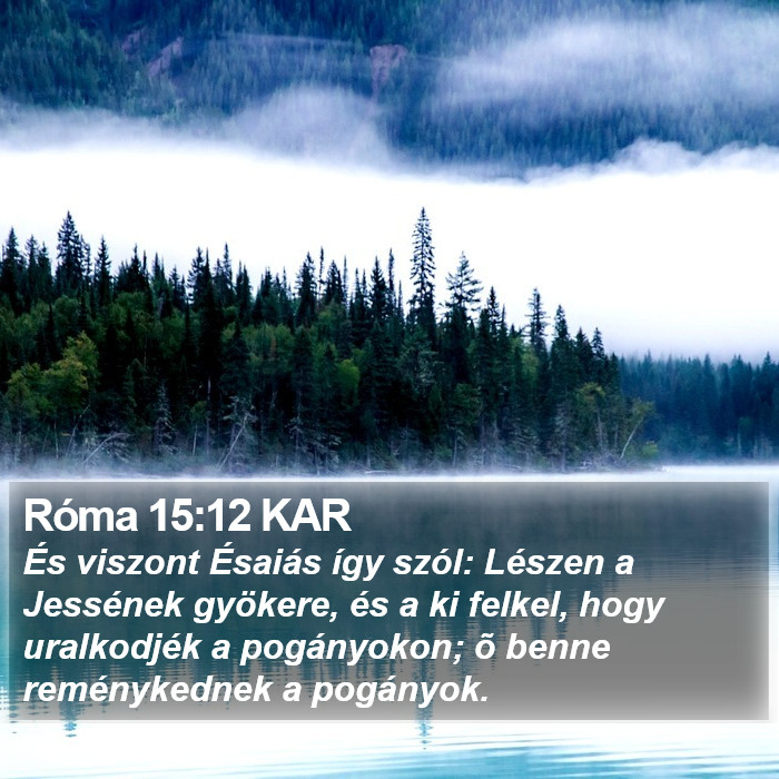 Róma 15:12 KAR Bible Study