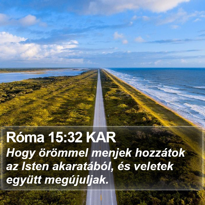 Róma 15:32 KAR Bible Study