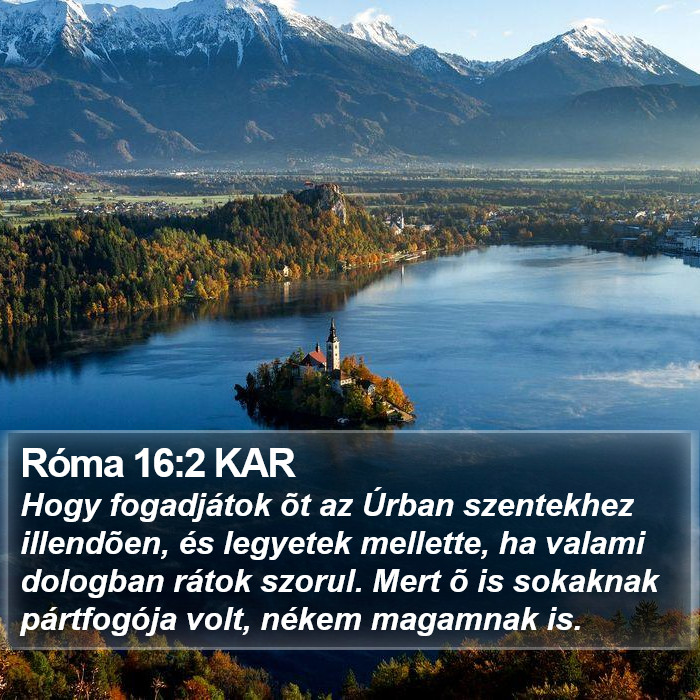 Róma 16:2 KAR Bible Study