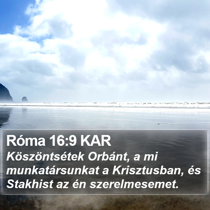 Róma 16:9 KAR Bible Study