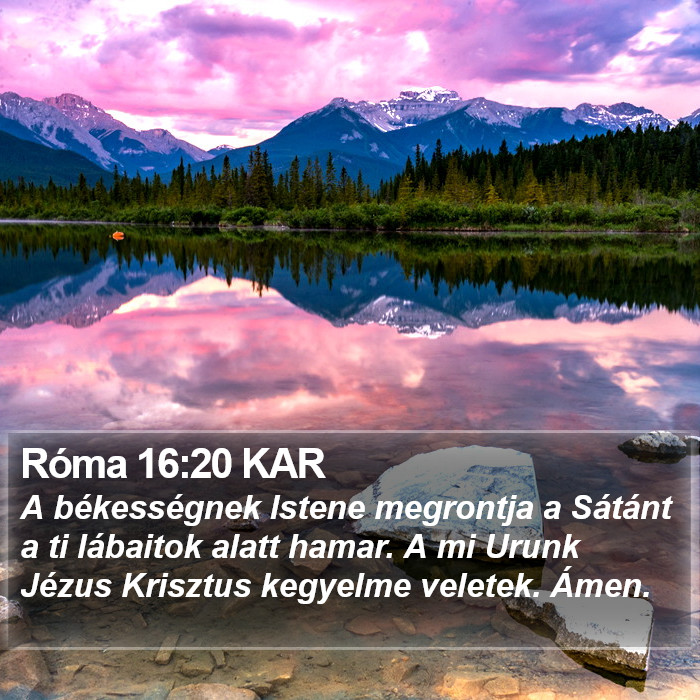 Róma 16:20 KAR Bible Study