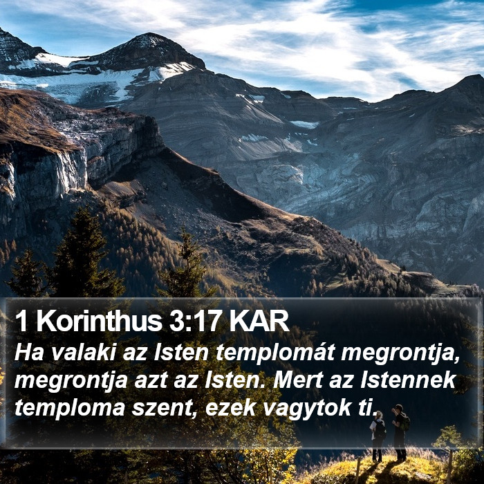 1 Korinthus 3:17 KAR Bible Study