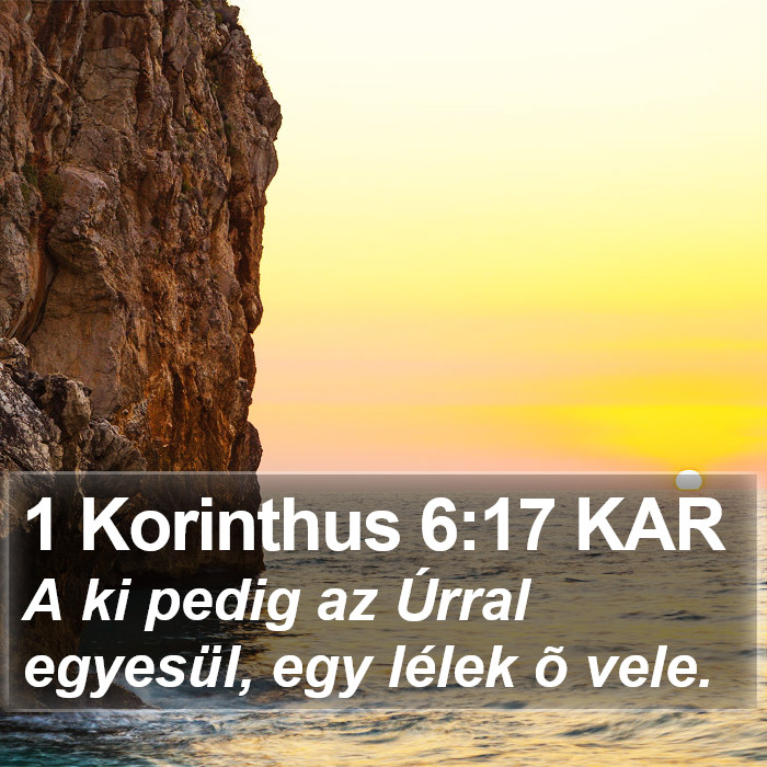 1 Korinthus 6:17 KAR Bible Study