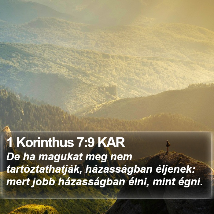 1 Korinthus 7:9 KAR Bible Study