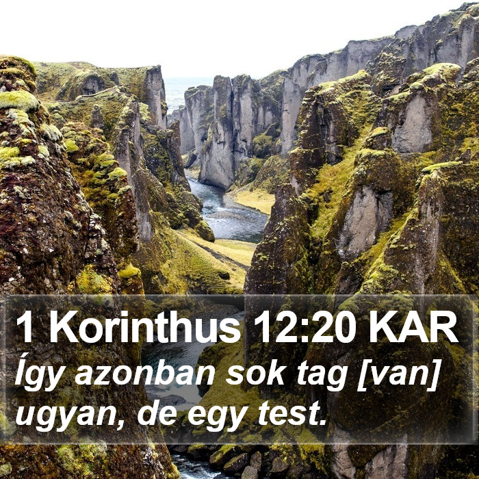 1 Korinthus 12:20 KAR Bible Study