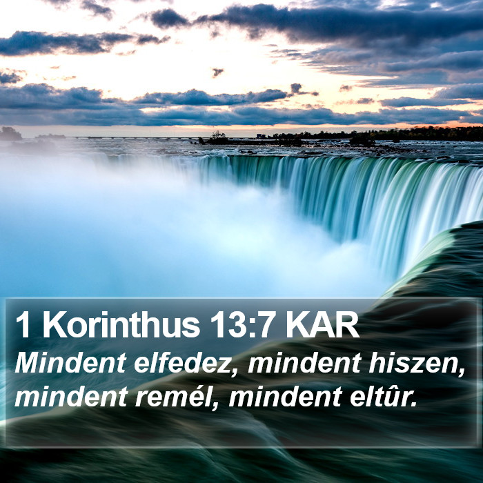 1 Korinthus 13:7 KAR Bible Study