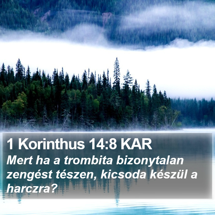 1 Korinthus 14:8 KAR Bible Study