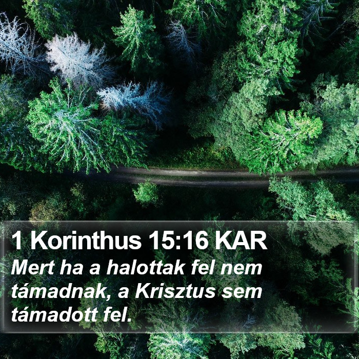 1 Korinthus 15:16 KAR Bible Study