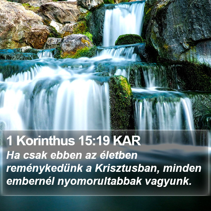 1 Korinthus 15:19 KAR Bible Study