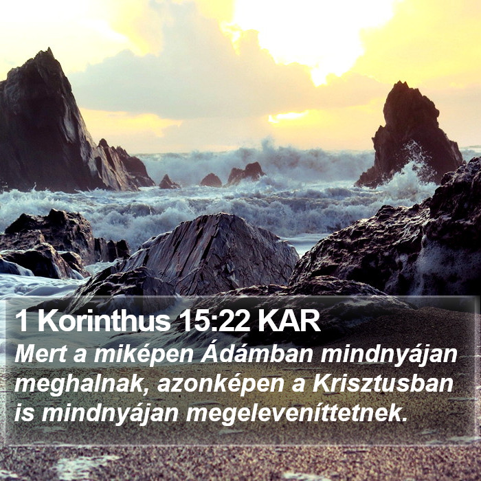 1 Korinthus 15:22 KAR Bible Study