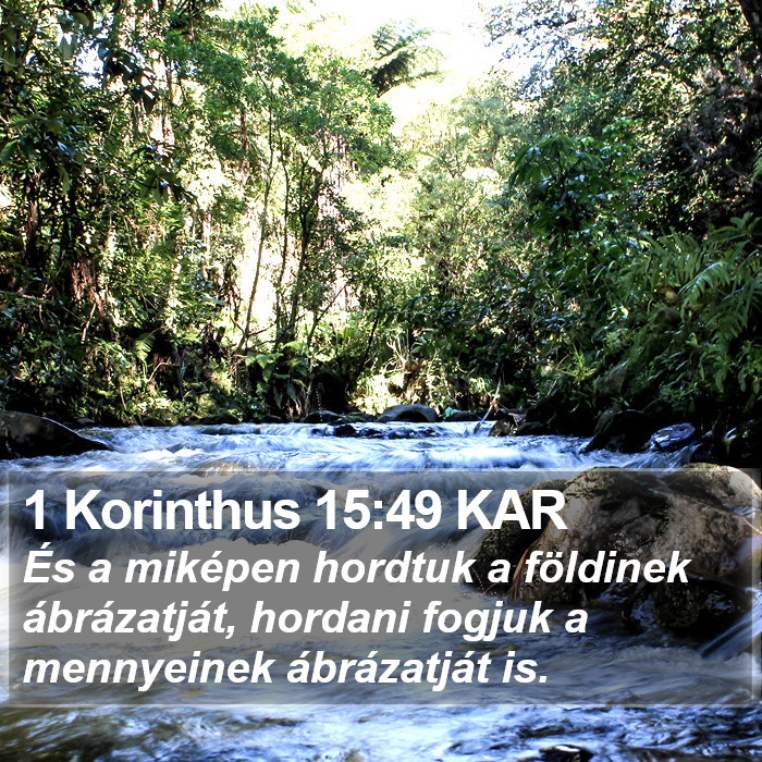 1 Korinthus 15:49 KAR Bible Study
