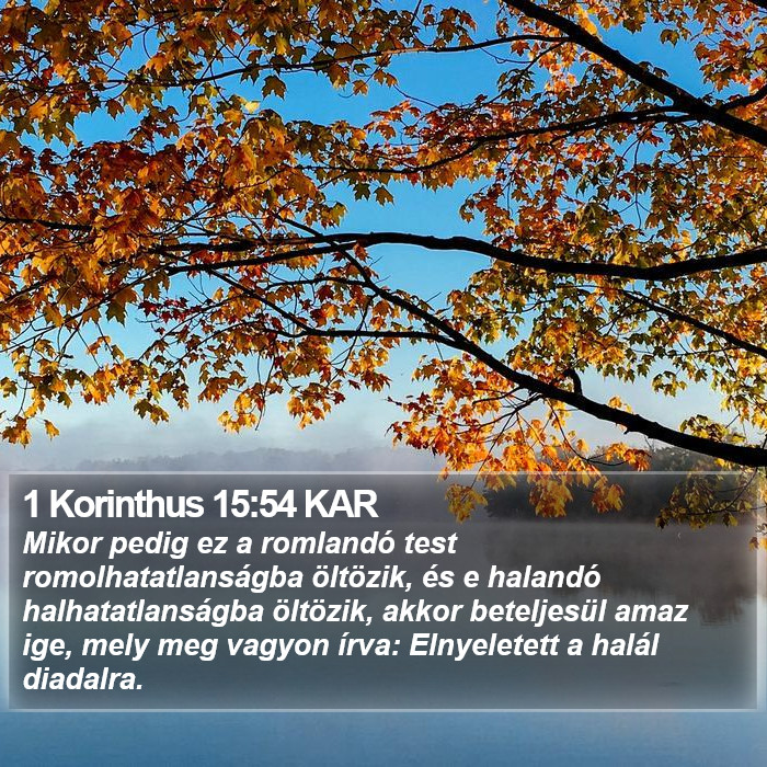 1 Korinthus 15:54 KAR Bible Study