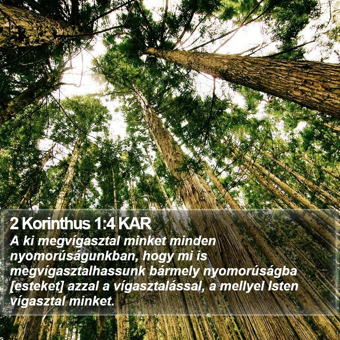 2 Korinthus 1:4 KAR Bible Study