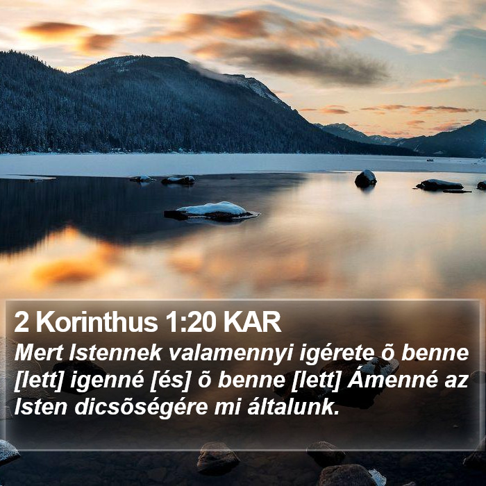 2 Korinthus 1:20 KAR Bible Study