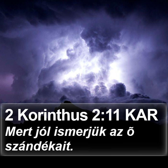 2 Korinthus 2:11 KAR Bible Study