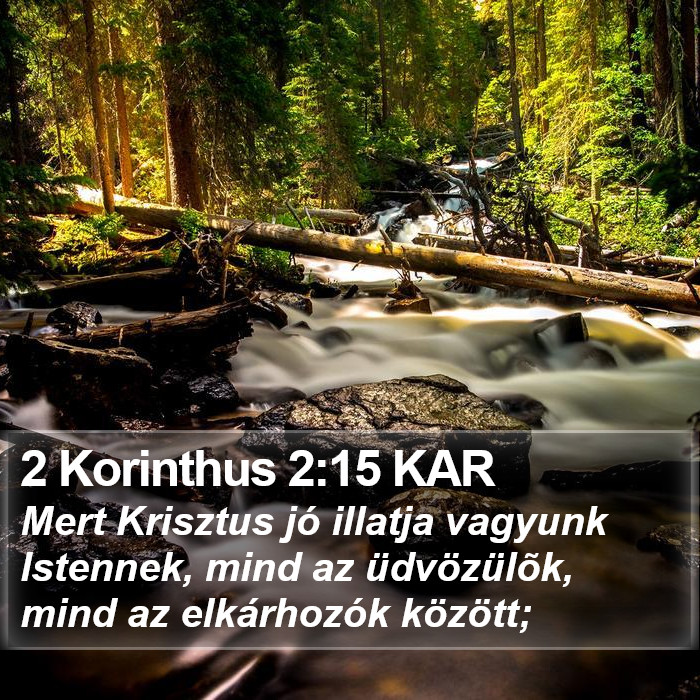 2 Korinthus 2:15 KAR Bible Study