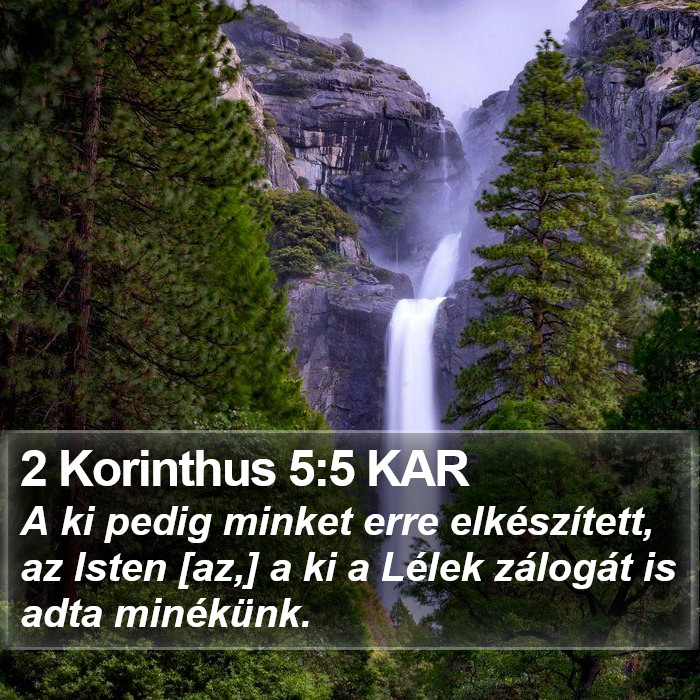 2 Korinthus 5:5 KAR Bible Study