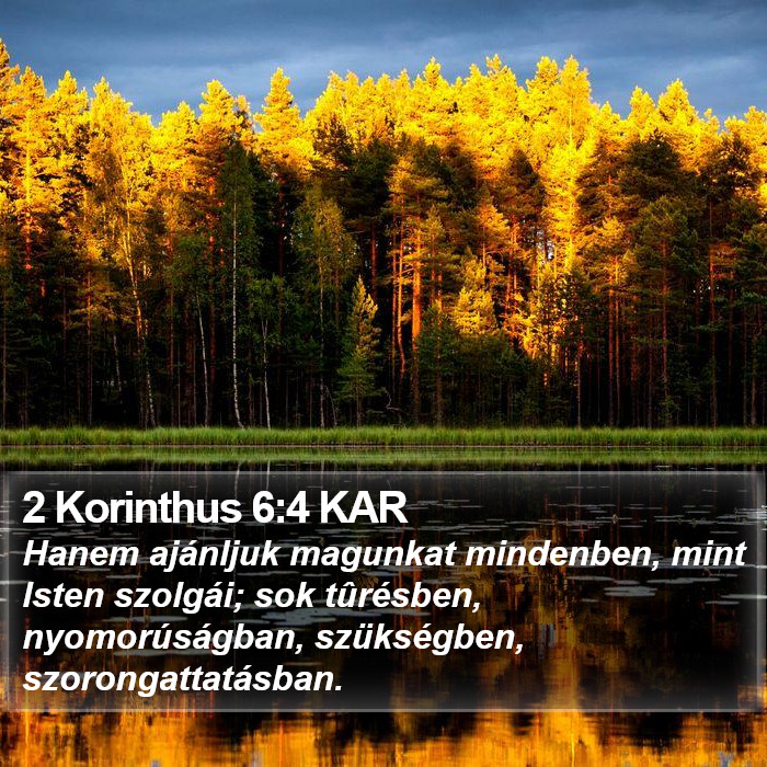 2 Korinthus 6:4 KAR Bible Study