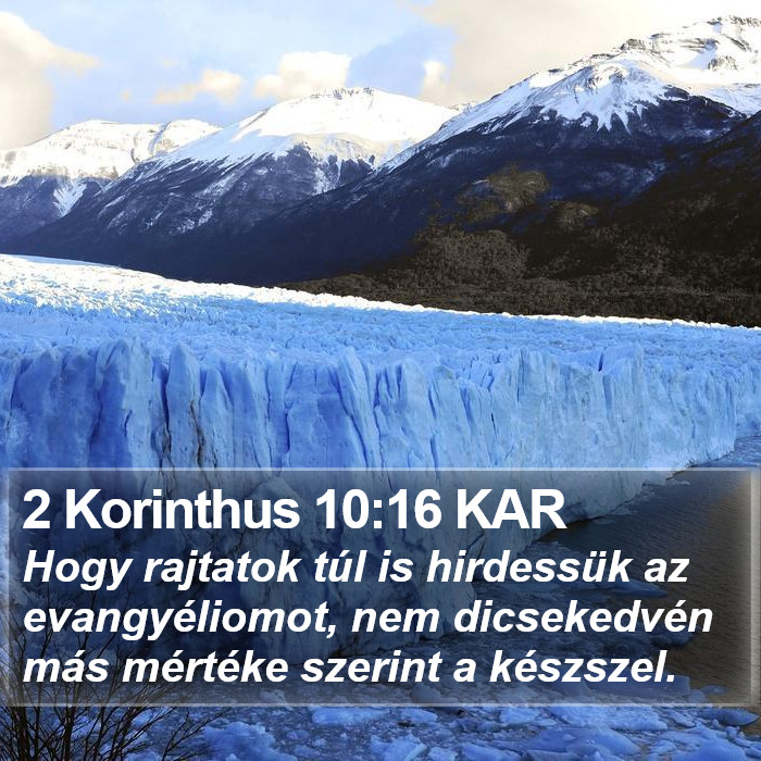 2 Korinthus 10:16 KAR Bible Study